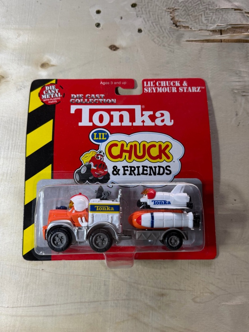 Tonka Lil’ Chuck & Friends Die Cast Truck w/ Seymour Starz Rocket Hauler Sealed